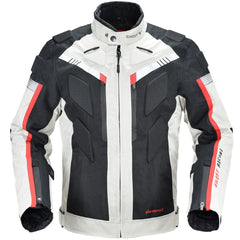 Men’s Protective Motorcycle Jacket – Wind-Resistant Racing Jacket with Removable Lining
