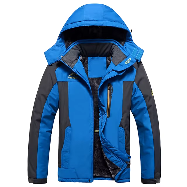 Men’s Fleece-Lined Hooded Winter Parka – Waterproof Utility Layer for Everyday Cold-Weather and Outdoor Wear