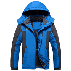 Men’s Fleece-Lined Hooded Winter Parka – Waterproof Utility Layer for Everyday Cold-Weather and Outdoor Wear