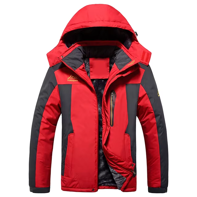 Men’s Fleece-Lined Hooded Winter Parka – Waterproof Utility Layer for Everyday Cold-Weather and Outdoor Wear
