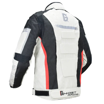 Men’s Protective Motorcycle Jacket – Wind-Resistant Racing Jacket with Removable Lining