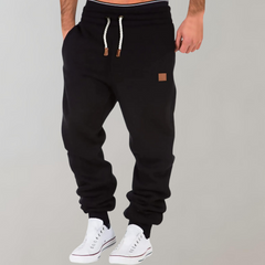 Men’s Relaxed-Fit Drawstring Joggers – Cuffed Casual Trousers for Everyday Comfort