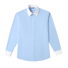 Men’s Rounded Collar Cotton Shirt for Refined Business and Occasion Styling