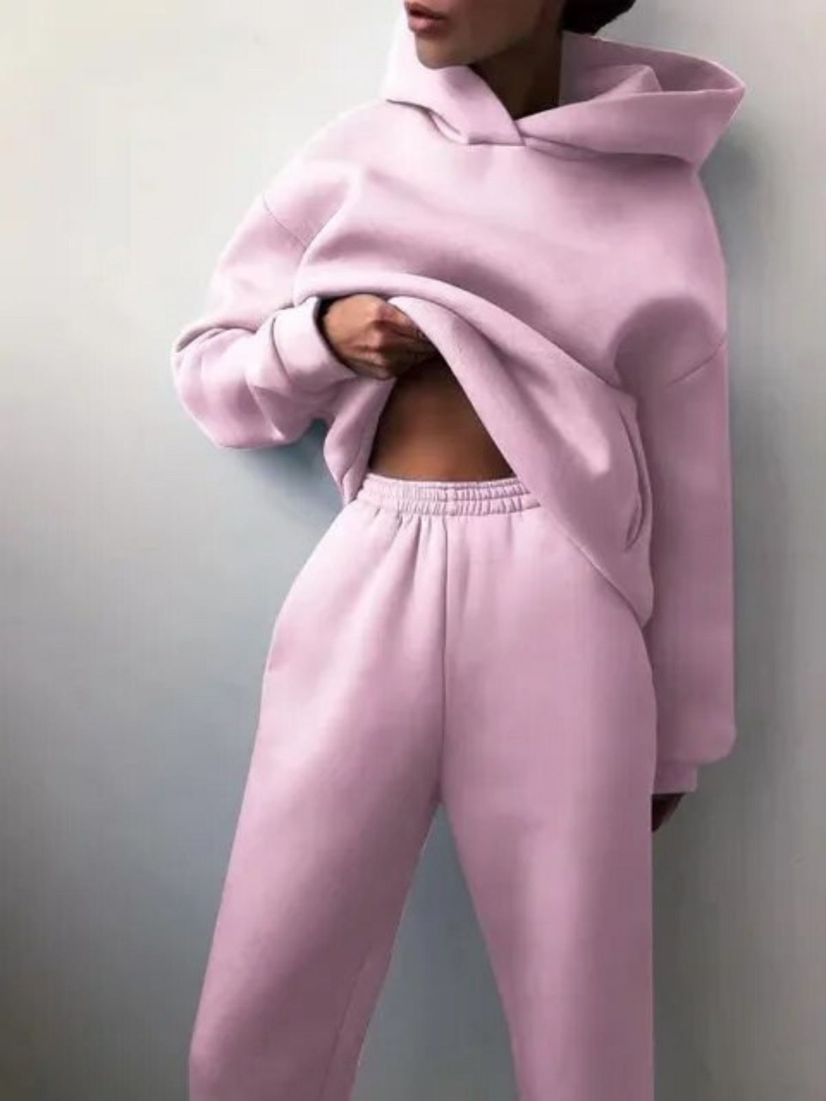 Women’s Lounge Set – Matching Hoodie and Joggers in Brushed Fleece