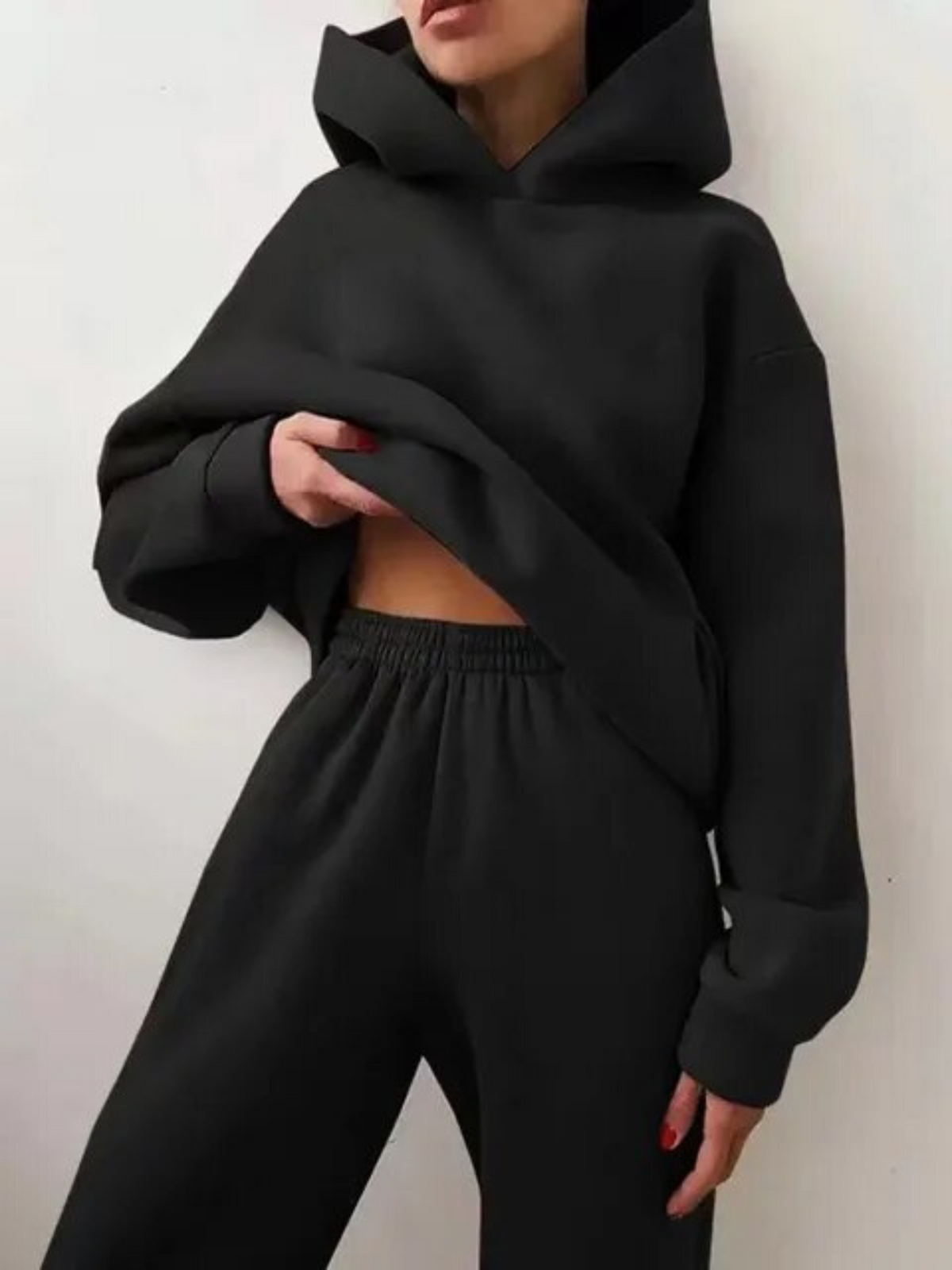 Women’s Lounge Set – Matching Hoodie and Joggers in Brushed Fleece