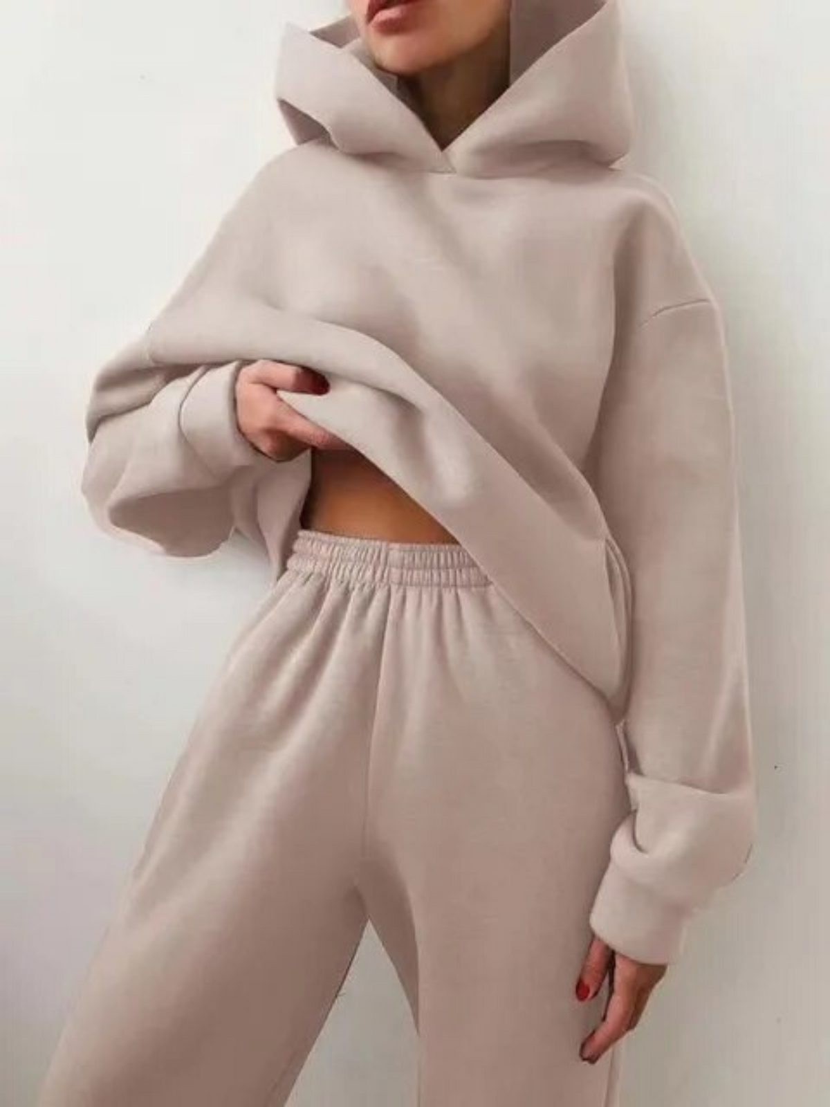 Women’s Lounge Set – Matching Hoodie and Joggers in Brushed Fleece