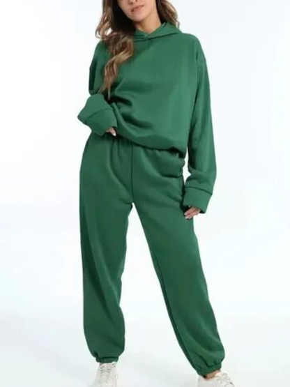 Women’s Lounge Set – Matching Hoodie and Joggers in Brushed Fleece