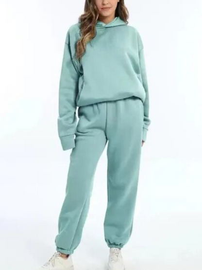 Women’s Lounge Set – Matching Hoodie and Joggers in Brushed Fleece