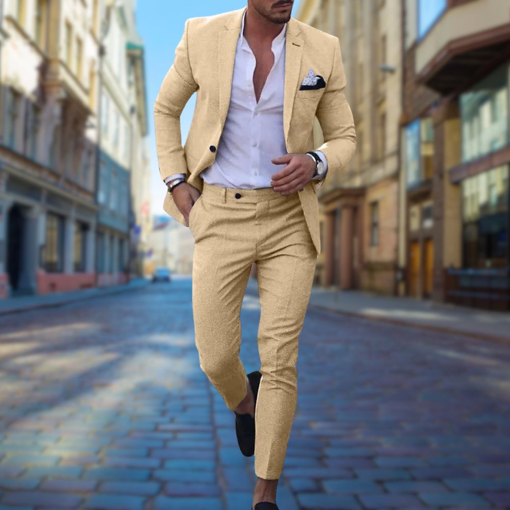 Men’s Slim Fit Suit – Stylish Comfortable Tailored Formalwear for Everyday Occasions