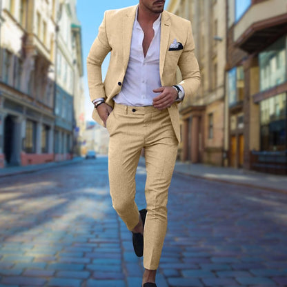 Men’s Slim Fit Suit – Stylish Comfortable Tailored Formalwear for Everyday Occasions