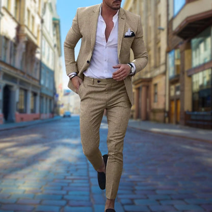 Men’s Slim Fit Suit – Stylish Comfortable Tailored Formalwear for Everyday Occasions