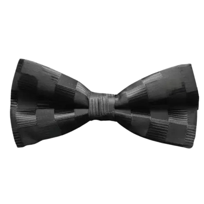 Men’s Patterned Silk Bow Tie – Adjustable Evening Neckwear for Formal Occasions