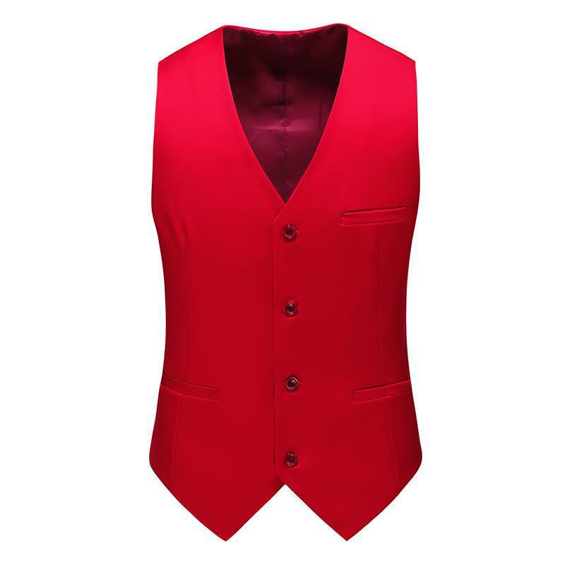 Men’s Satin Waistcoat Set – Traditional Formal Layer with Tie and Pocket Square