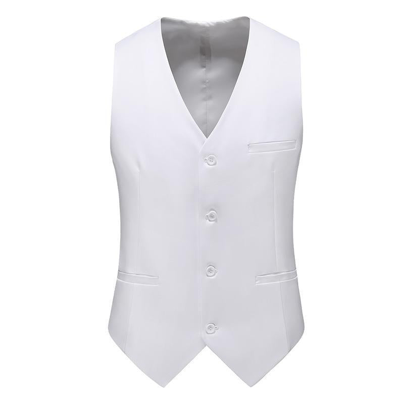 Men’s Satin Waistcoat Set – Traditional Formal Layer with Tie and Pocket Square