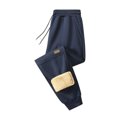 Men’s Lined Joggers – Drawstring Waist with Tapered Ribbed Cuffs
