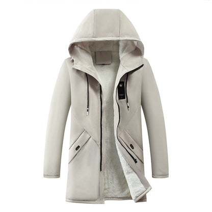 Men’s Parka – Drawcord Hood with Concealed Two-Way Zip