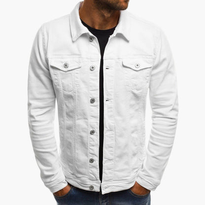 Men’s Slim Fit Transitional Jacket – Workwear Style in Dense Weave