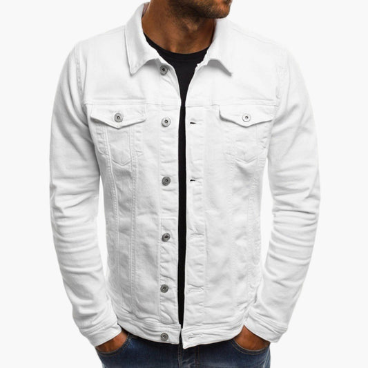 Men’s Slim Fit Transitional Jacket – Workwear Style in Dense Weave