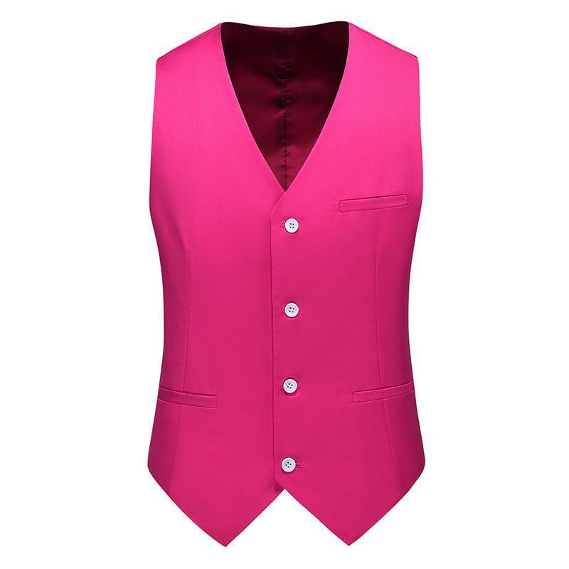 Men’s Satin Waistcoat Set – Traditional Formal Layer with Tie and Pocket Square