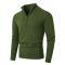 Men’s Half-Zip Jumper – Stand Collar with Ribbed Cuffs
