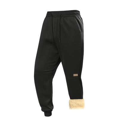 Men’s Lined Joggers – Drawstring Waist with Tapered Ribbed Cuffs