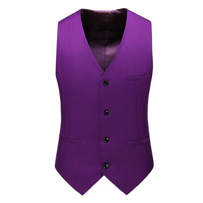 Men’s Satin Waistcoat Set – Traditional Formal Layer with Tie and Pocket Square