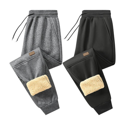 Men’s Lined Joggers – Drawstring Waist with Tapered Ribbed Cuffs