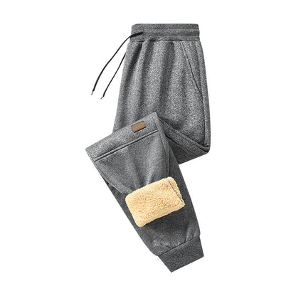 Men’s Lined Joggers – Drawstring Waist with Tapered Ribbed Cuffs