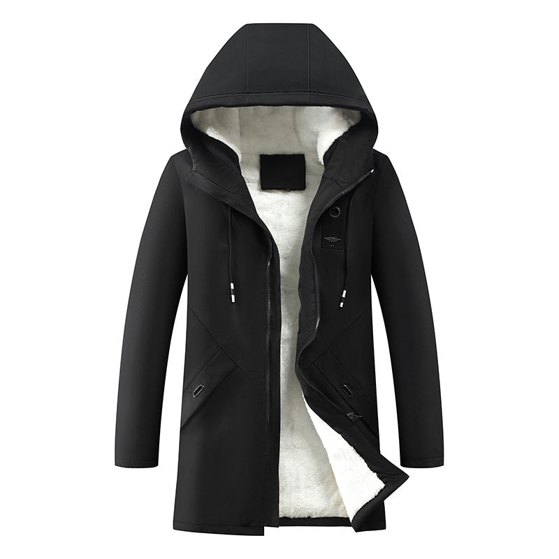 Men’s Parka – Drawcord Hood with Concealed Two-Way Zip