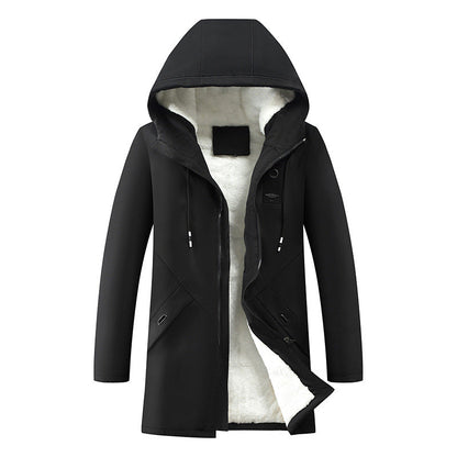 Men’s Parka – Drawcord Hood with Concealed Two-Way Zip