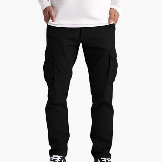 Men’s Cargo Trousers – Adjustable Waistband with Thigh Pockets