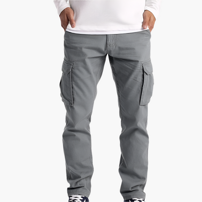 Men’s Cargo Trousers – Adjustable Waistband with Thigh Pockets