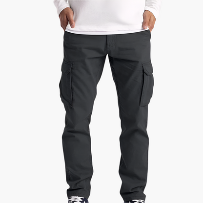 Men’s Cargo Trousers – Adjustable Waistband with Thigh Pockets