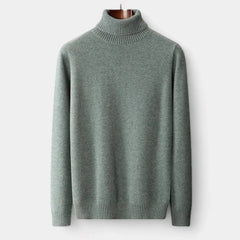 Men’s Merino Roll-Neck Sweater – Polished Winter Staple for Tailored Wardrobes