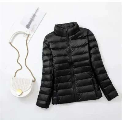 Women’s Lightweight Quilted Puffer Jacket – Warm Zip-Up Layer for Everyday Winter Wear