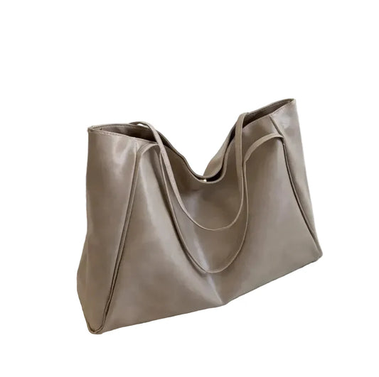 Women’s Oversized Shoulder Tote Bag – Soft Structured Carryall with Spacious Interior for Work Travel and Everyday Use