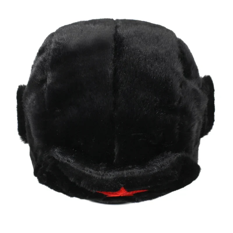 Unisex Faux-Fur Trapper Hat – Insulated Winter Headwear with Extended Ear Flaps