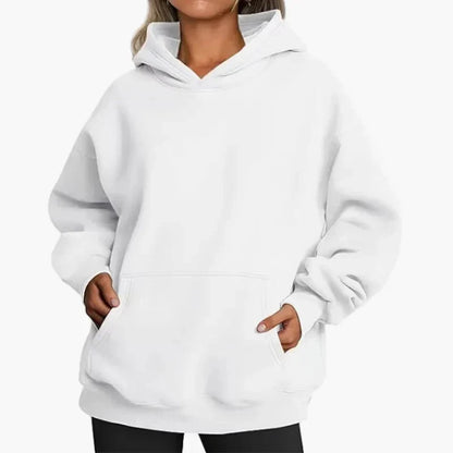 Women’s Oversized Hoodie – Kangaroo Pocket with Large Hood