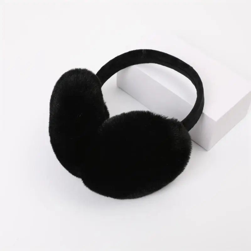 Women’s Plush Faux-Fur Winter Earmuffs – Windproof Soft Ear Warmers for Outdoor Cold-Weather Wear