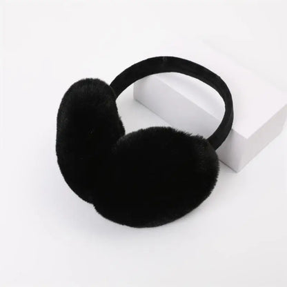 Women’s Plush Faux-Fur Winter Earmuffs – Windproof Soft Ear Warmers for Outdoor Cold-Weather Wear