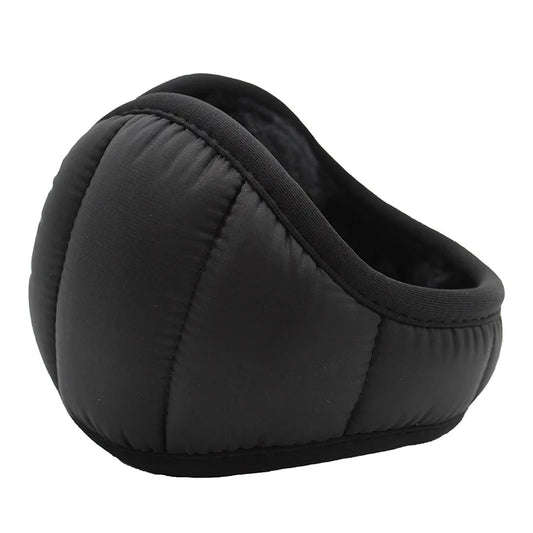 Men’s Foldable Plush Winter Earmuffs – Windproof Water-Resistant Ear Warmers for Cycling and Outdoor Wear