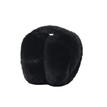 Women’s Plush Faux-Fur Winter Earmuffs – Foldable Adjustable Warm Ear Covers for Outdoor Cold-Weather Wear