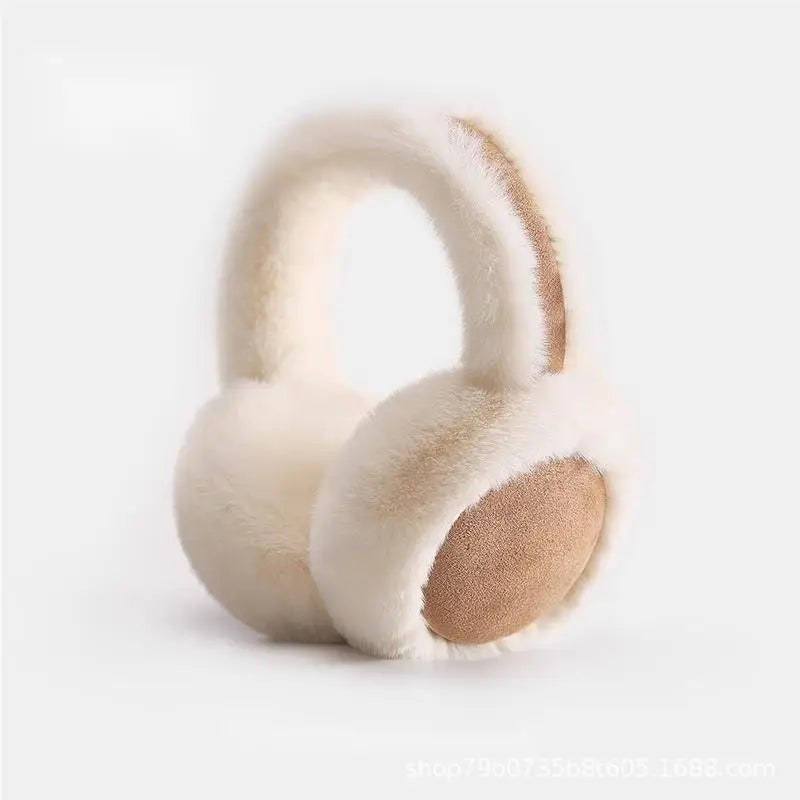 Women’s Plush Winter Earmuffs – Soft Padded Ear Warmers with Covered Headband for Cold-Weather Outdoor Wear