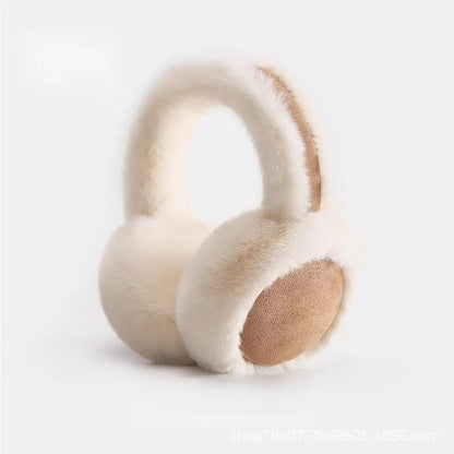 Women’s Plush Winter Earmuffs – Soft Padded Ear Warmers with Covered Headband for Cold-Weather Outdoor Wear
