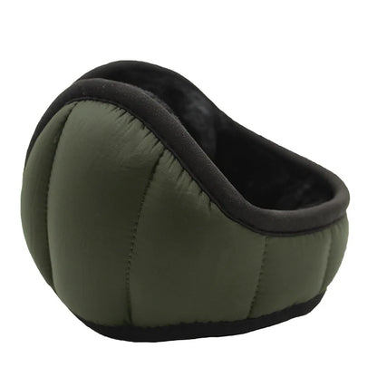 Men’s Foldable Plush Winter Earmuffs – Windproof Water-Resistant Ear Warmers for Cycling and Outdoor Wear