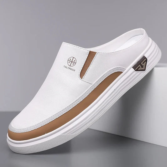 Men’s Casual Slip-On Shoes – Backless Everyday Shoes with Soft Non-Slip Sole