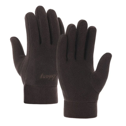 Men’s Thermal Fleece Touchscreen Winter Gloves – Windproof Warm Cycling Ski Outdoor Sports Gloves