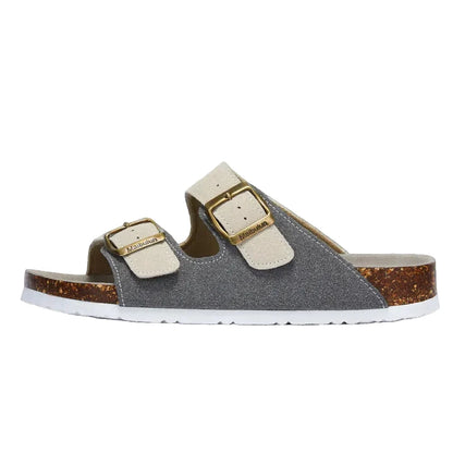Women’s Plush-Lined Buckle Winter Slippers – Cosy Indoor Outdoor Sandals