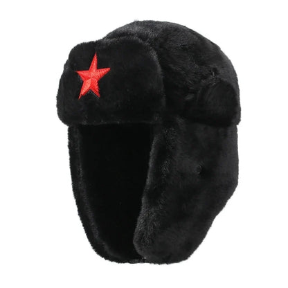 Unisex Faux-Fur Trapper Hat – Insulated Winter Headwear with Extended Ear Flaps