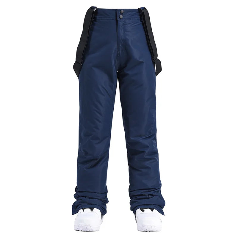 Women’s Waterproof Snowboard Trousers – Breathable Insulated Ski Pants with Adjustable Suspenders for Winter Sports
